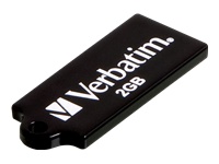 44047 VERBATIM - 2GB Micro Black USB Key