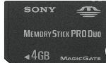 MSXM4GSX MEMORY STICK PRO DUO HIGH 4GB
