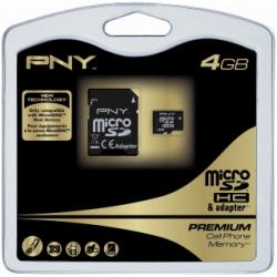 P-MICROSD4GBHC-BX MICROSD CARD 4GB HC
