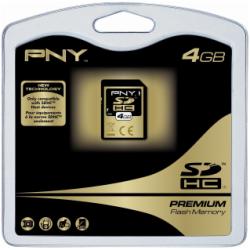 P-SD4GBHC-BX SECURE DIGITAL HC CARD 4GB CLASS 4