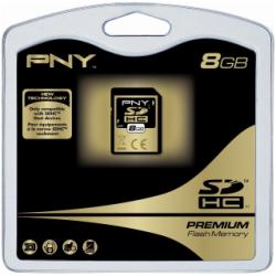 P-SD8GBHC-BX SECURE DIGITAL CARD 8GB