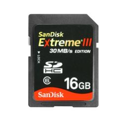 SDSDX3-016G-E31 EXTREME III SD 16GB - Clicca l'immagine per chiudere