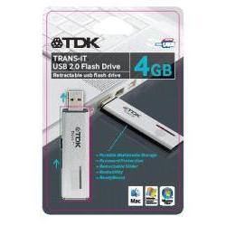 UFD-4GBSREABL USB FLASH DRIVE 4GB 2.0 RETRATTILI