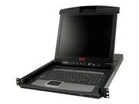 AP5808 APC 17" Rack LCD Console with Integrated 8 Port